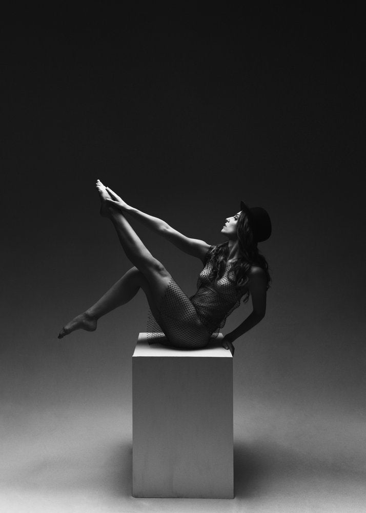 Graceful Pose with Hat