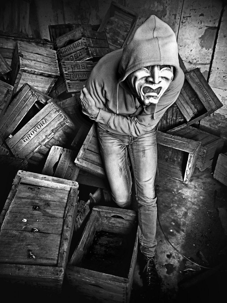 Screaming Masked Figure