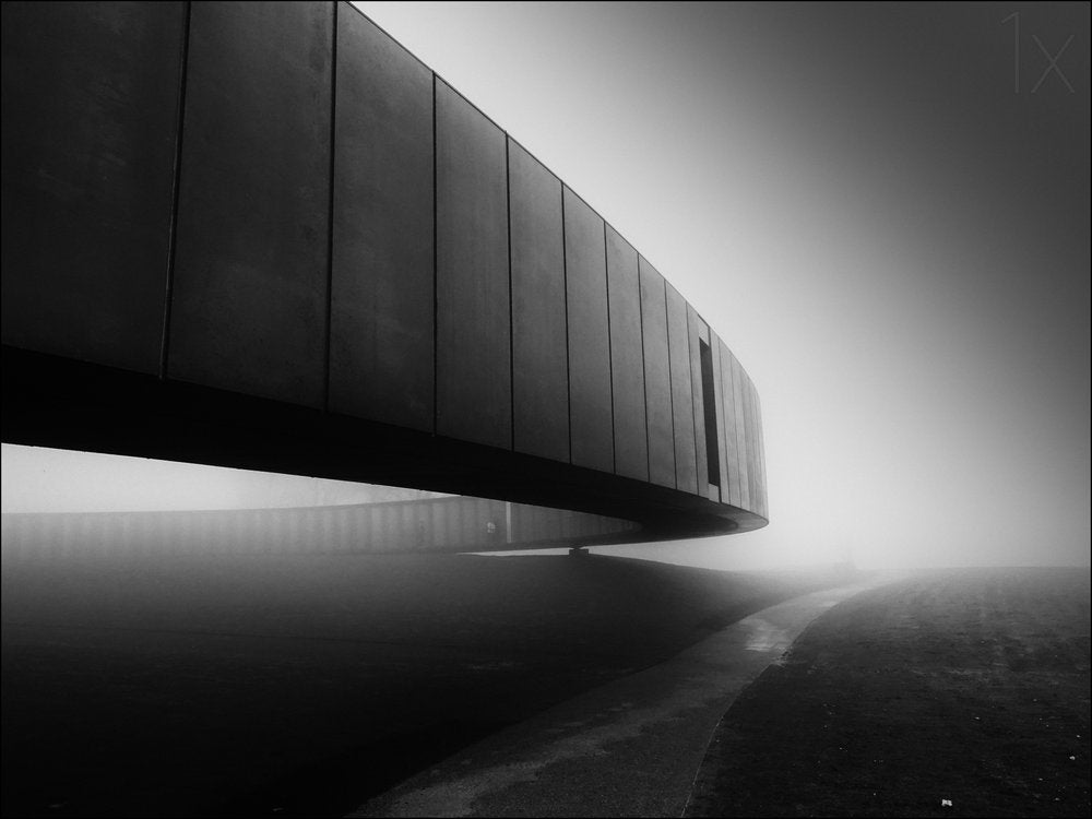 Foggy Modern Architecture