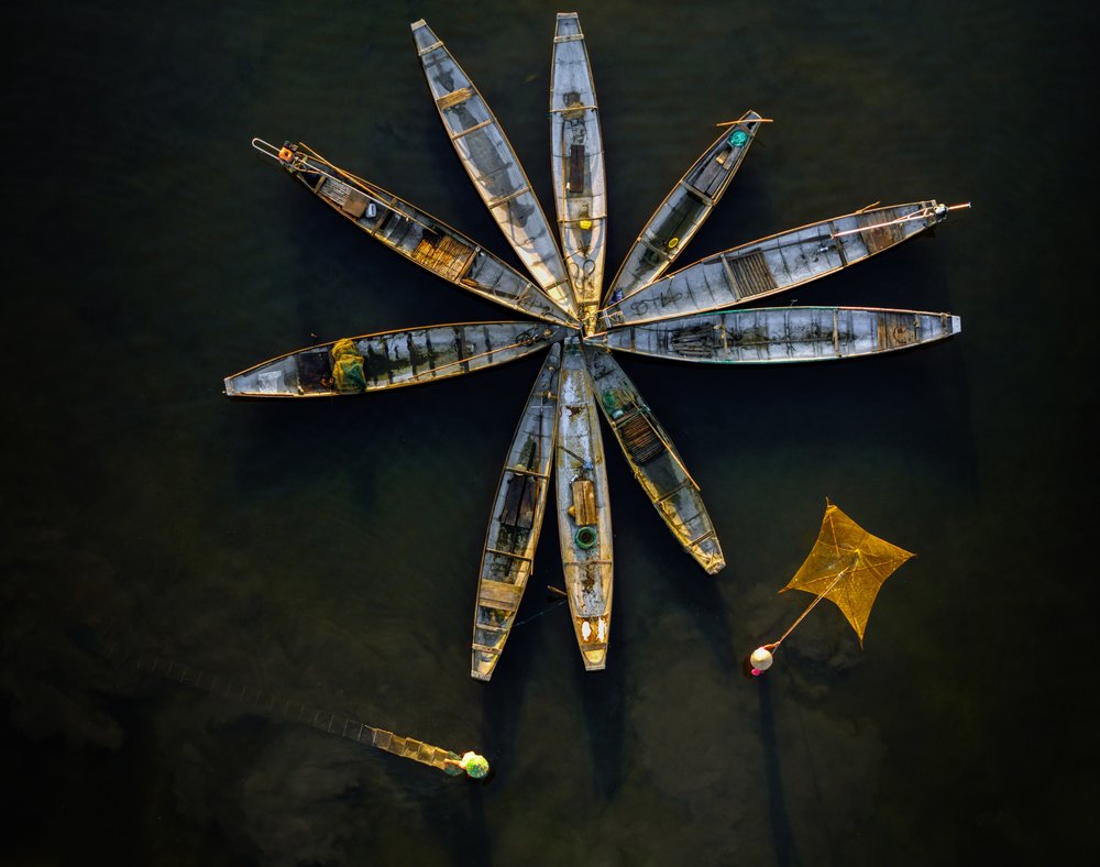 Fishing Boats Star Pattern