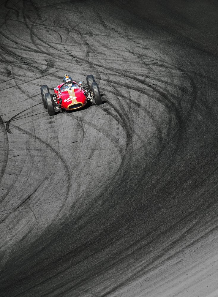 Vintage Race Car Drift