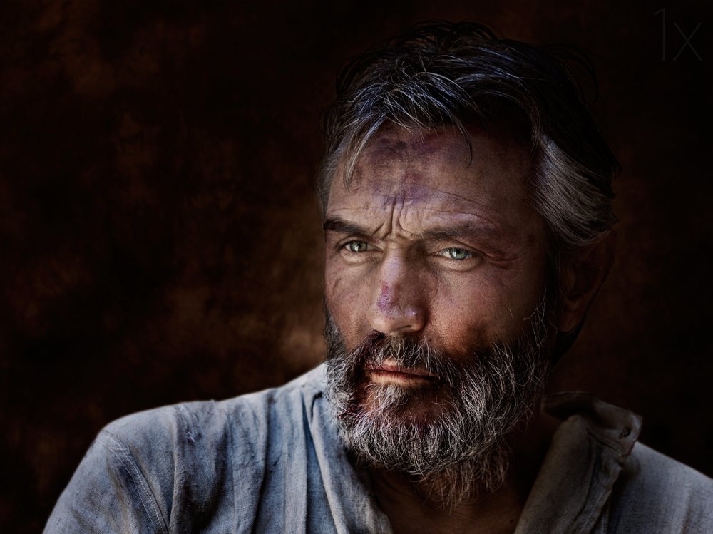 Intense Bearded Man