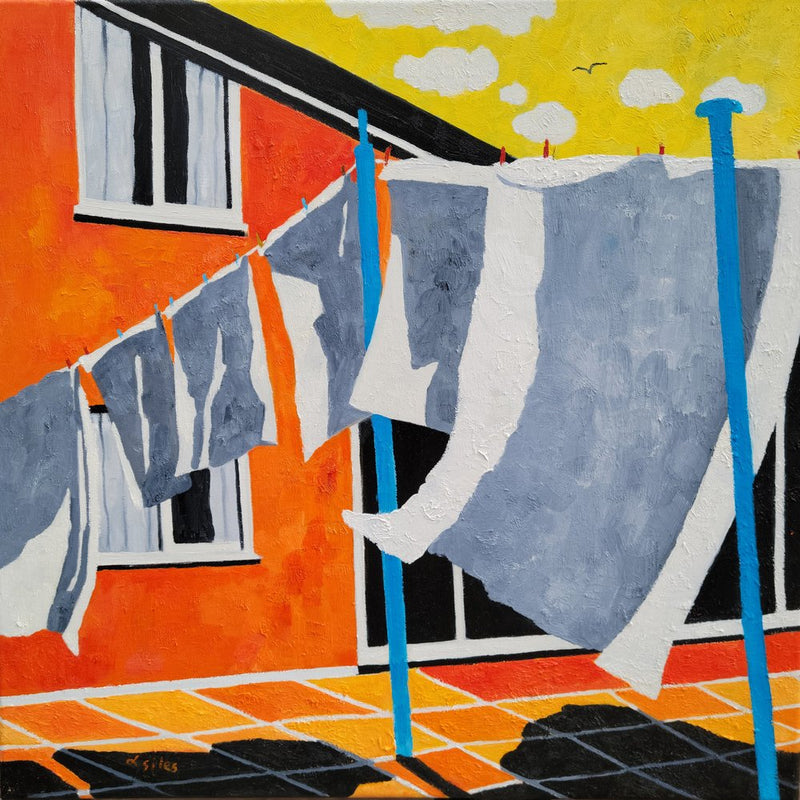 Sunny Clothesline Terrace