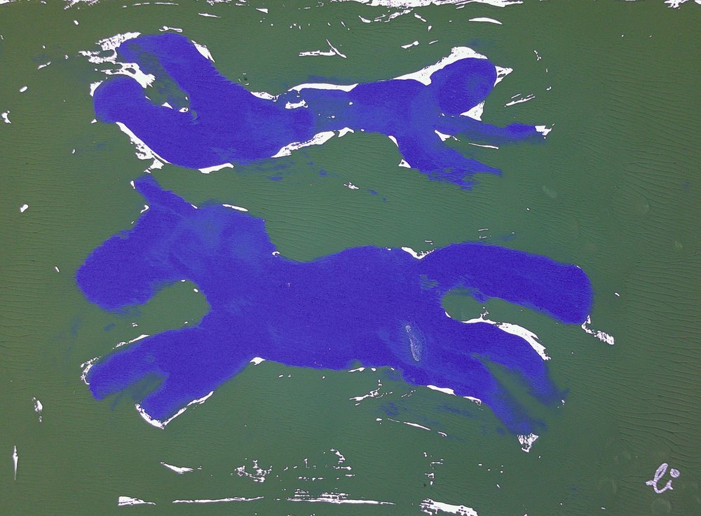 Abstract Horse and Runner