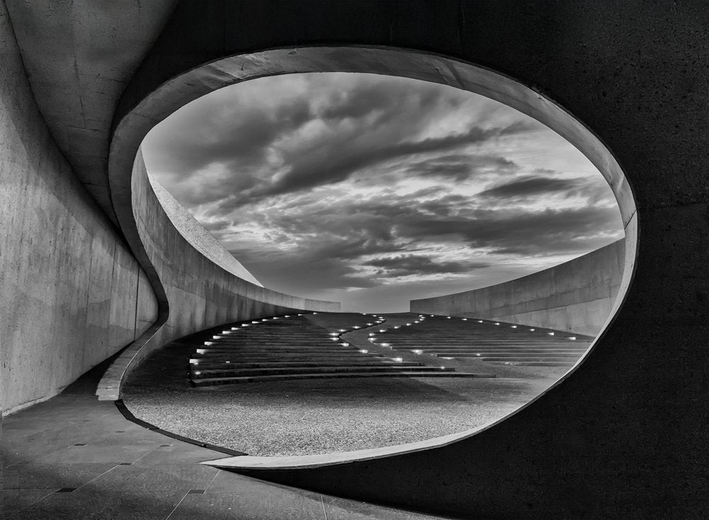Spiral Concrete Steps
