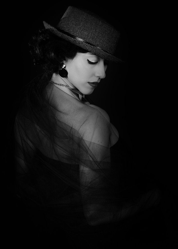 Elegant Woman in Hat