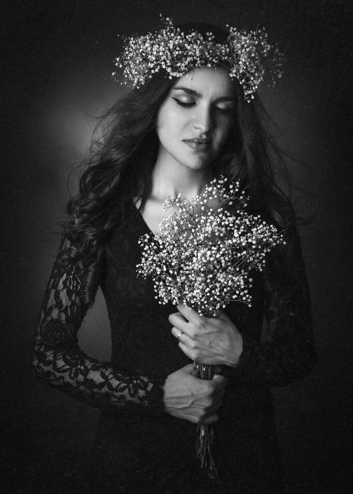 Ethereal Woman Floral Crown