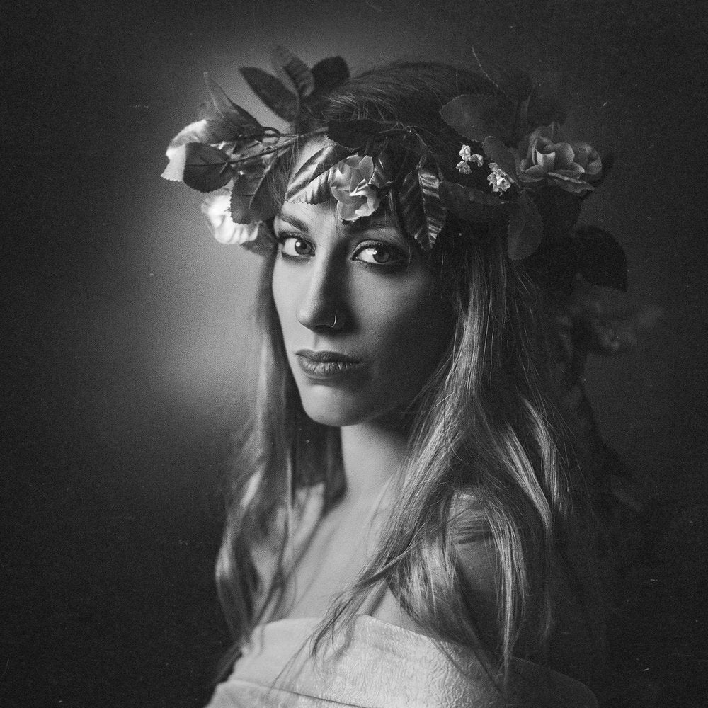 Captivating Floral Portrait