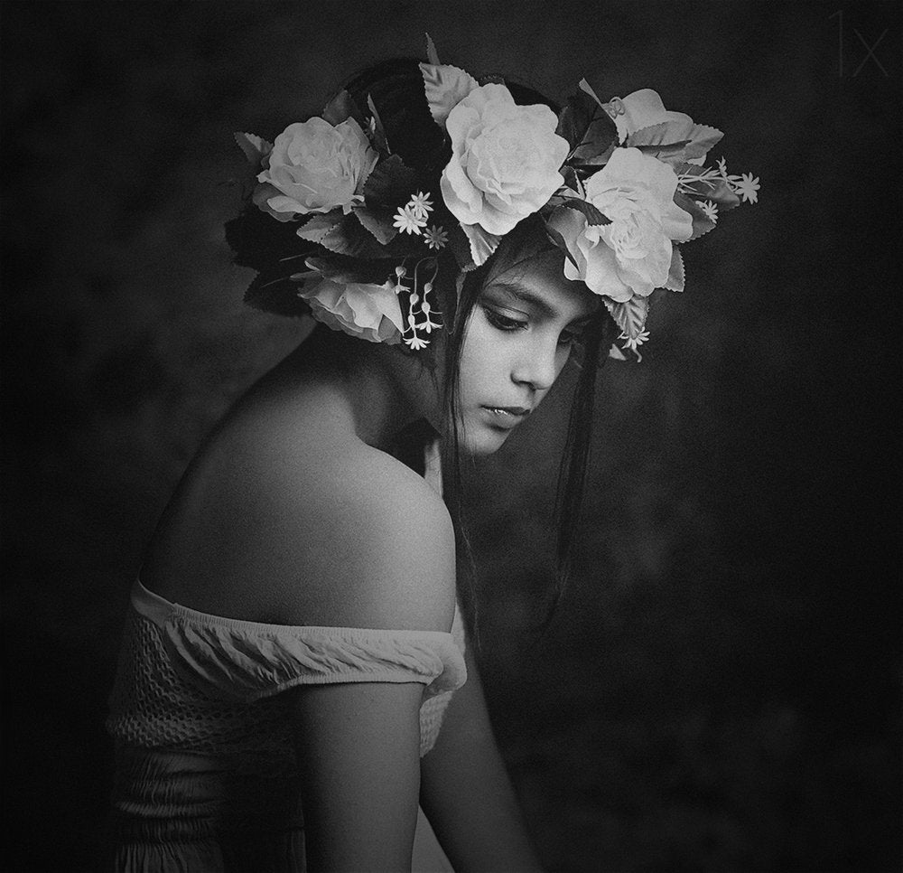 Ethereal Flower Crown Girl