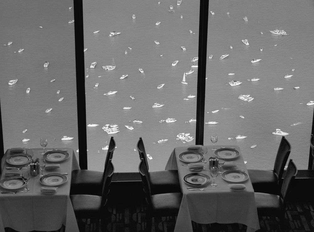 Dining Over Busy Waters