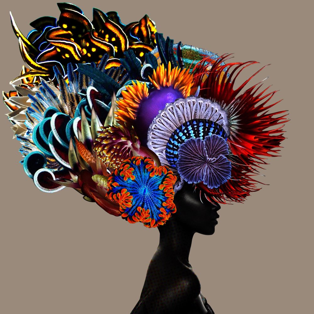 Vibrant Marine Headpiece