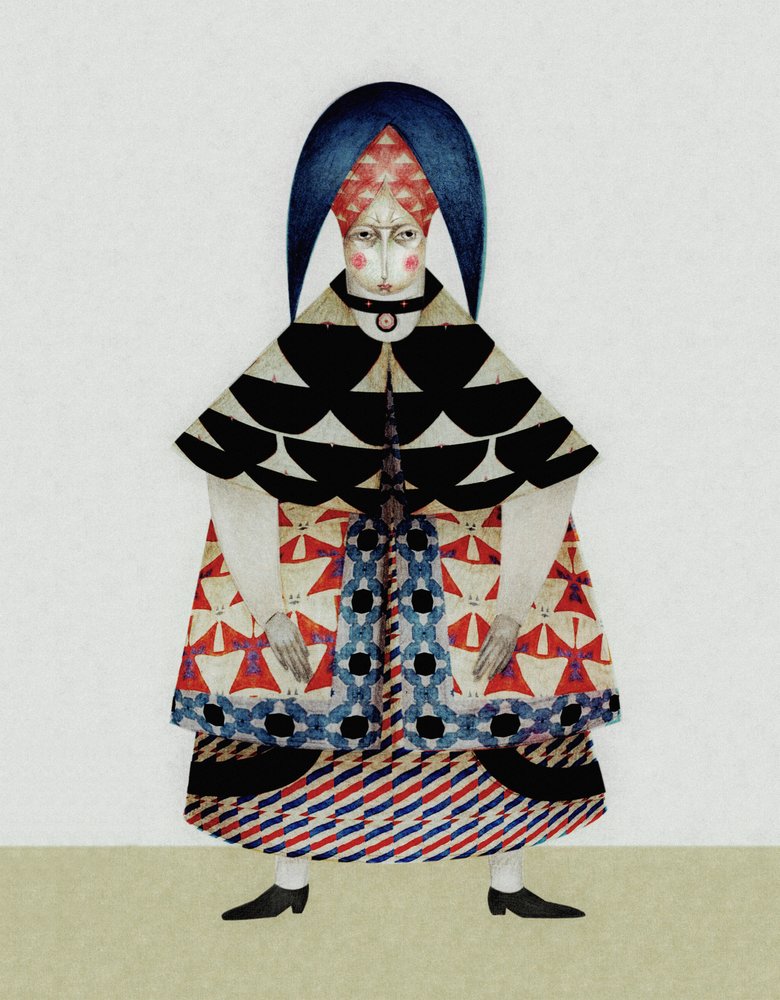 Whimsical Folk Figure