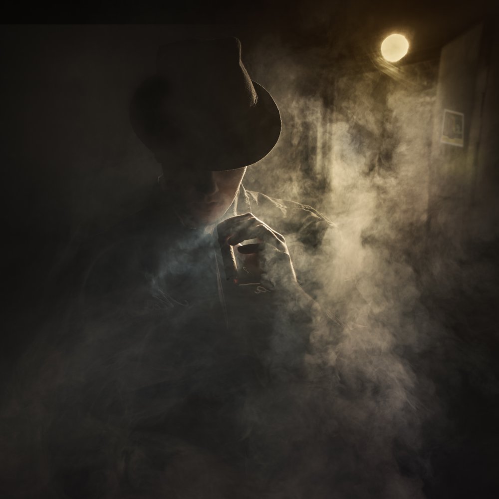 Mysterious Man With Whiskey