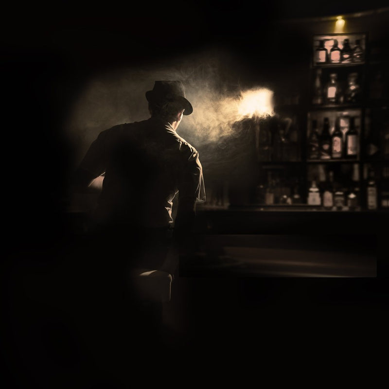 Smoky Man In Bar