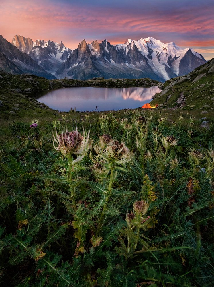 Alpine Lake Sunrise Camp