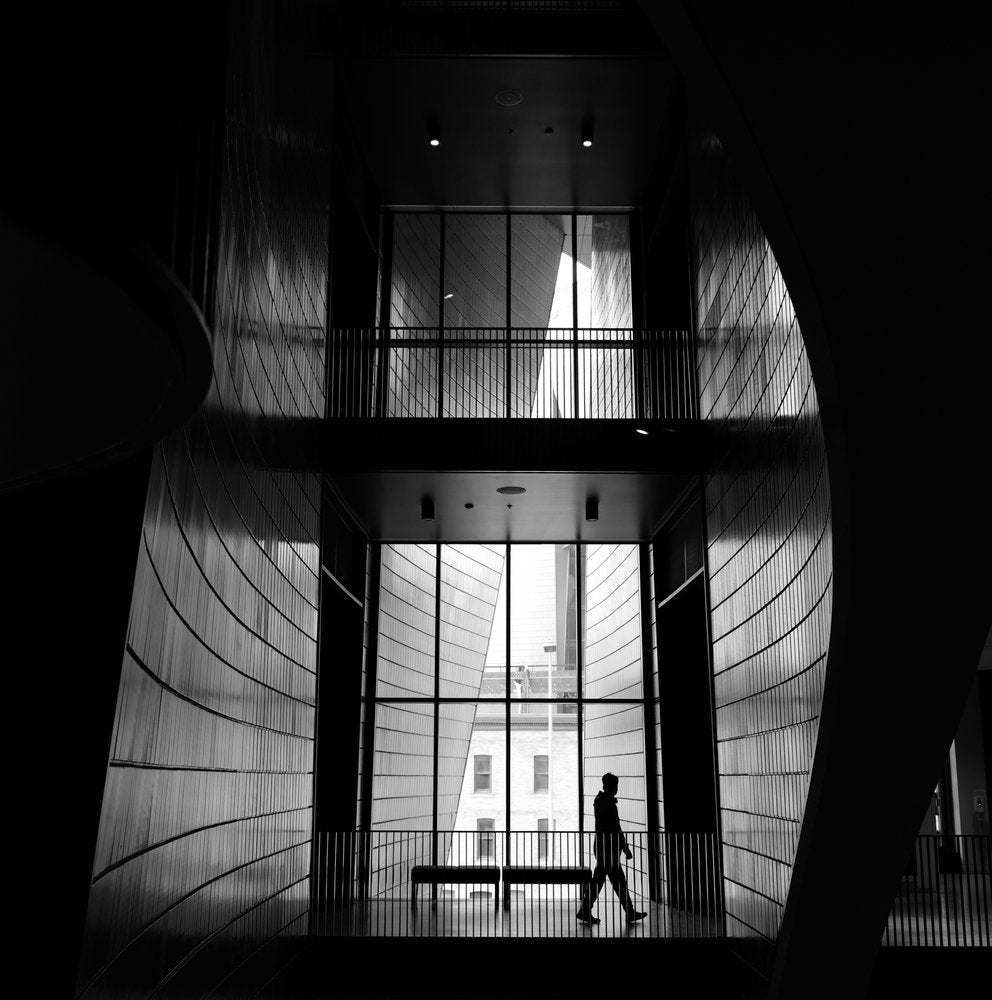 Man in Modern Silhouette