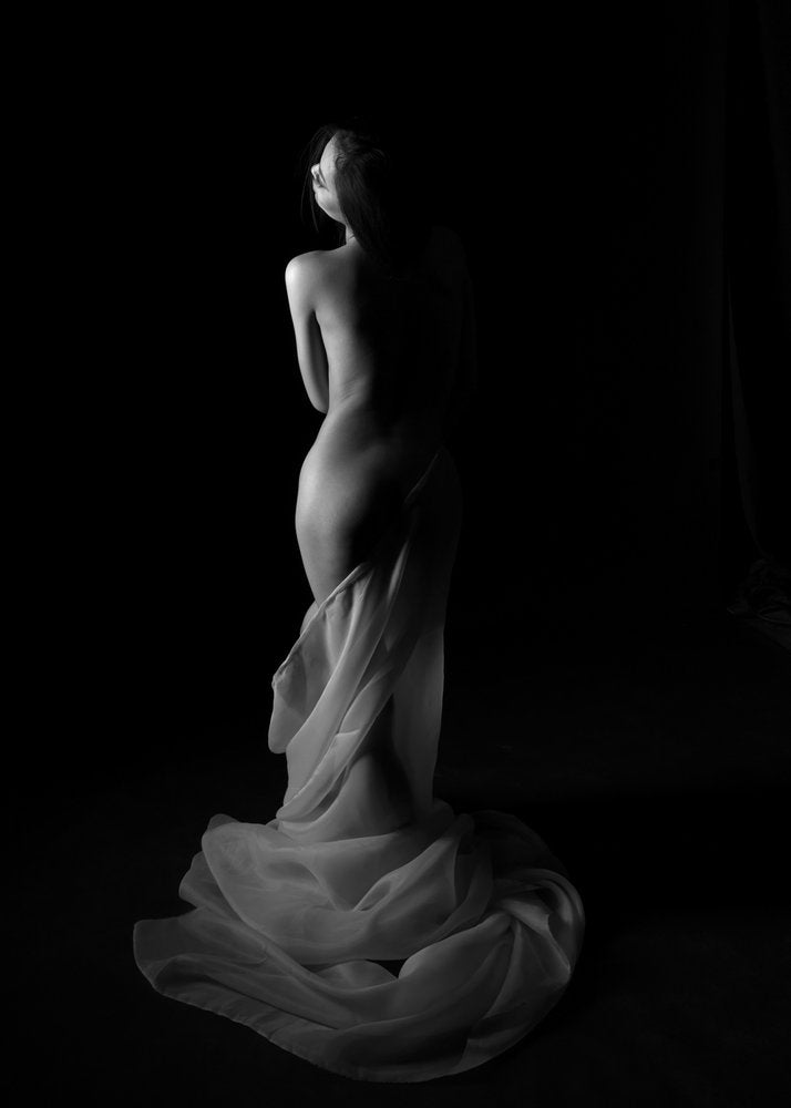Ethereal Draped Nude
