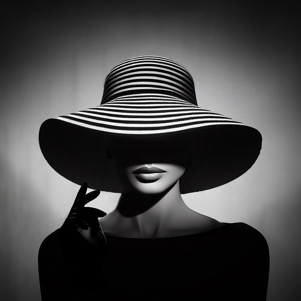 Chic Hat Portrait