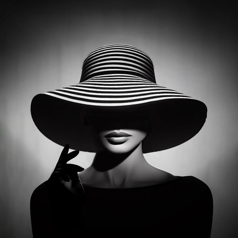 Chic Hat Portrait