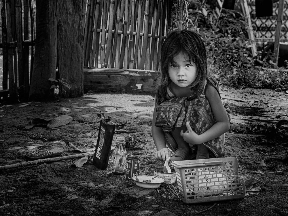 Solemn Child Portrait