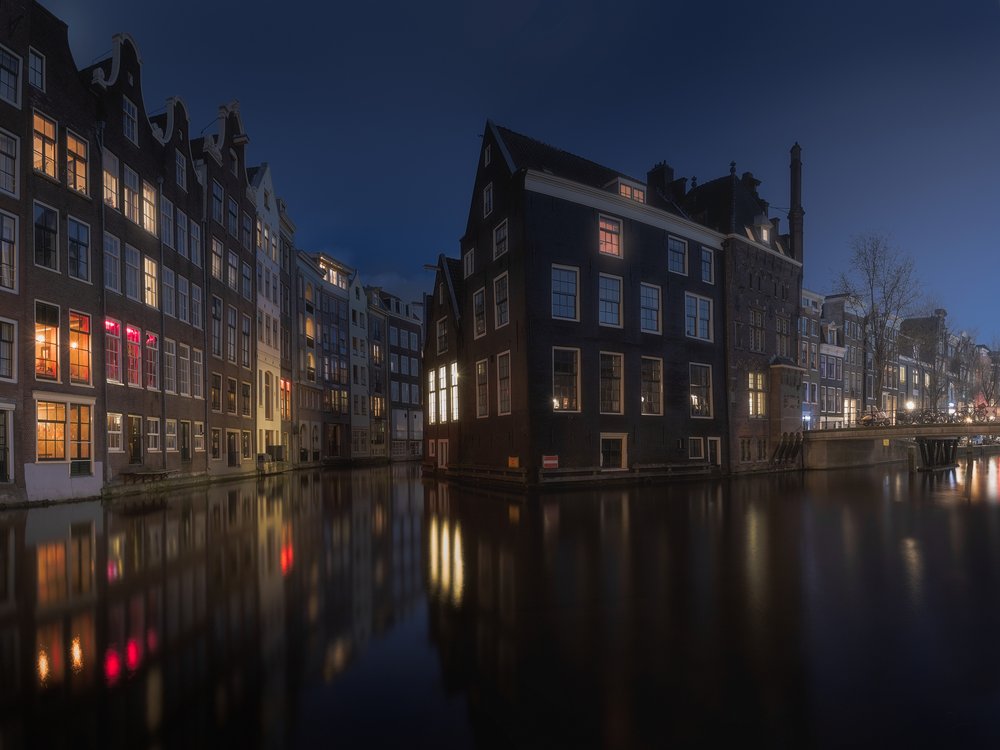 Amsterdam Canal Night