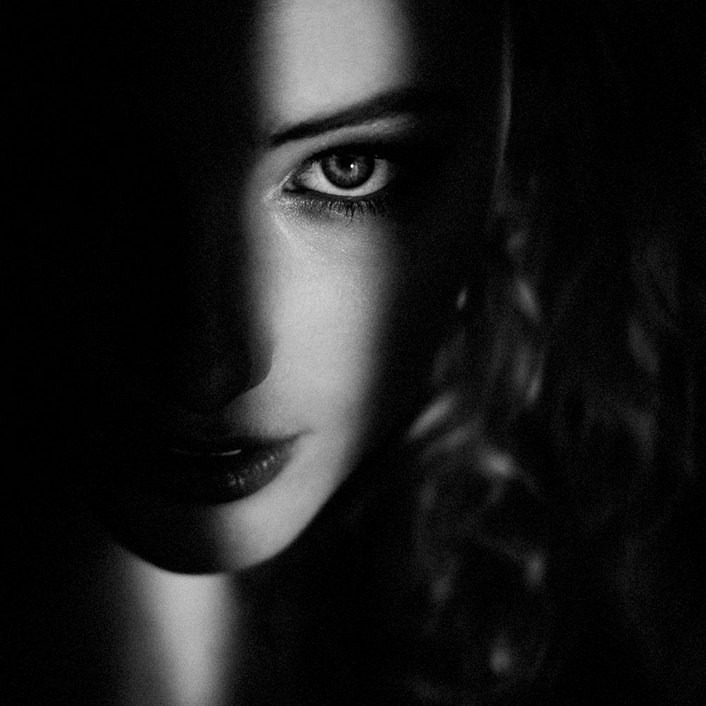 Intense Shadowed Gaze