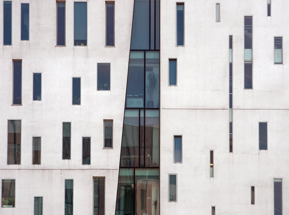 Modern Geometric Facade