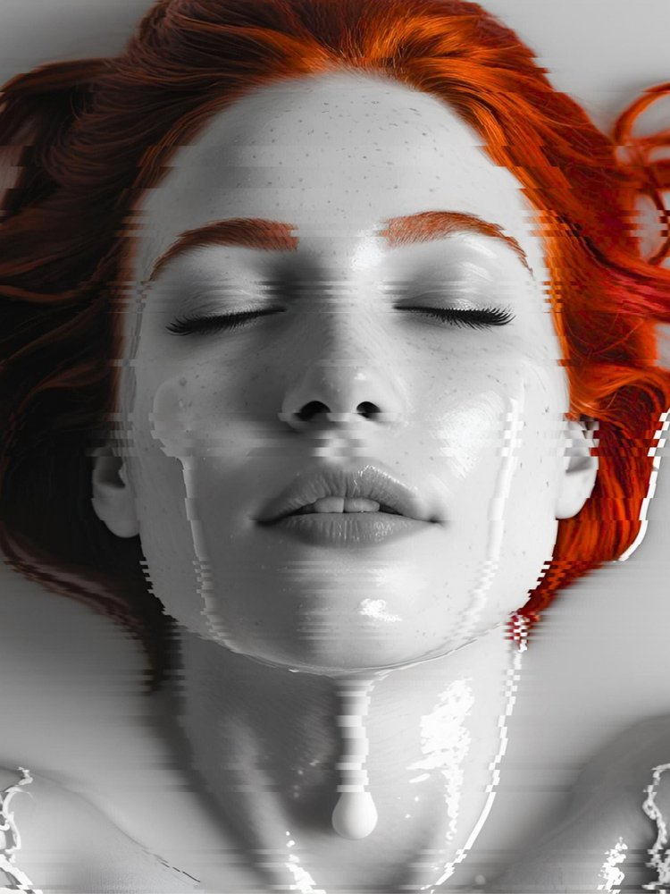 Surreal Milk Portrait