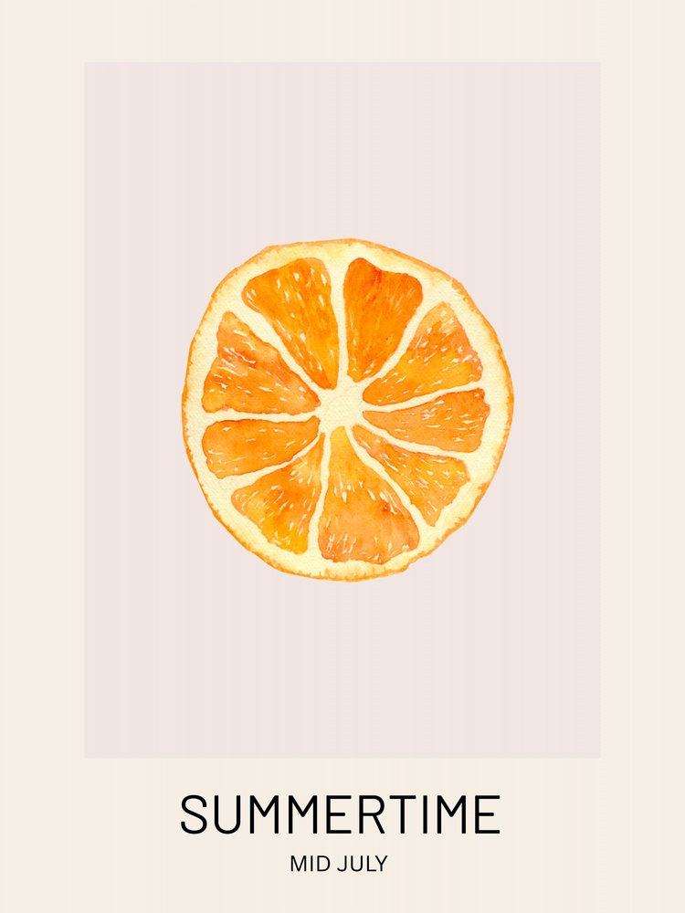Summertime Orange Slice