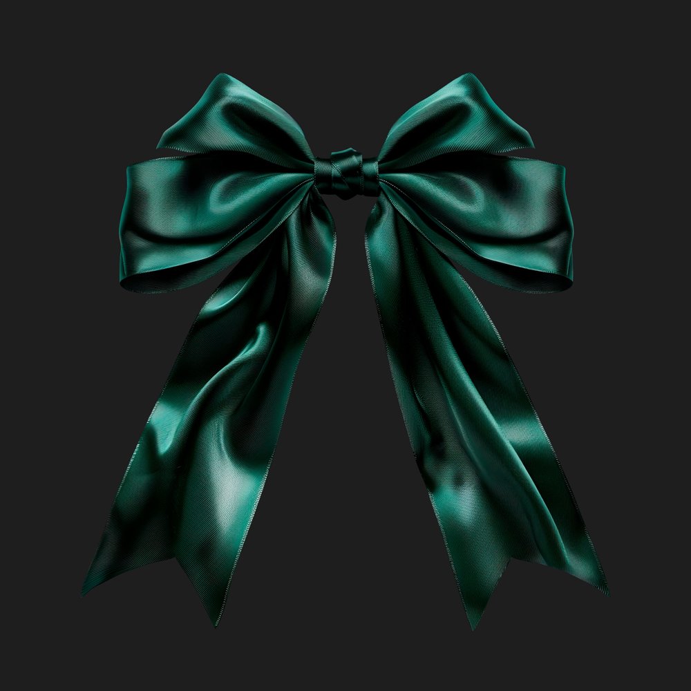 Emerald Green Bow