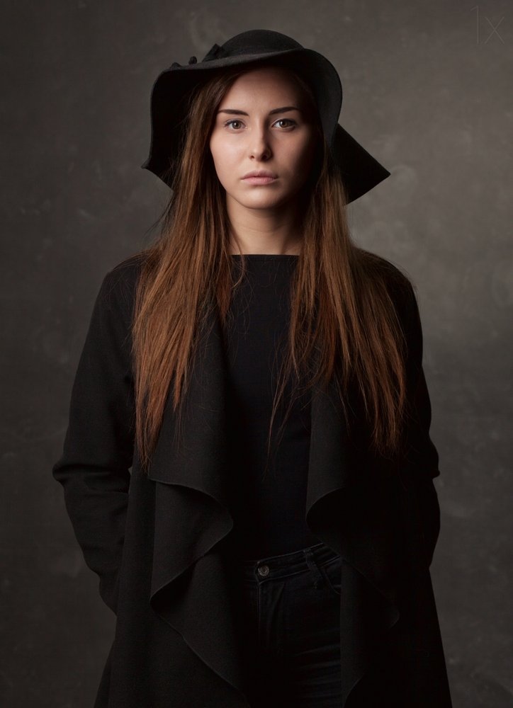 Mysterious Woman In Hat
