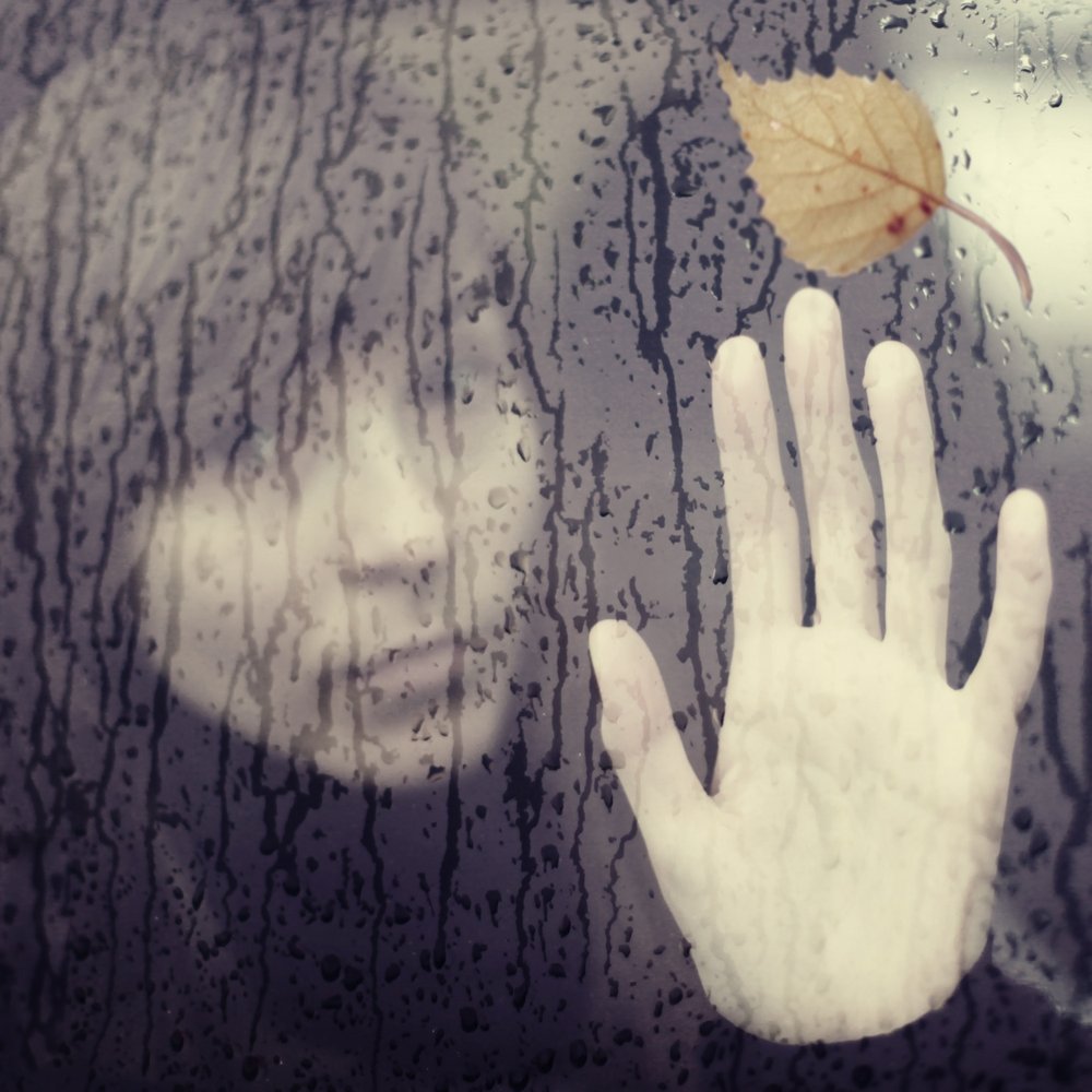 Autumn Rain Hand Reflection