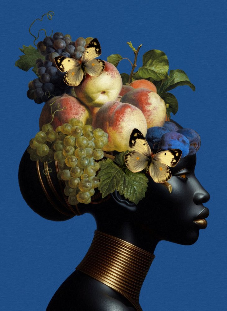 African Fruit Head Profile