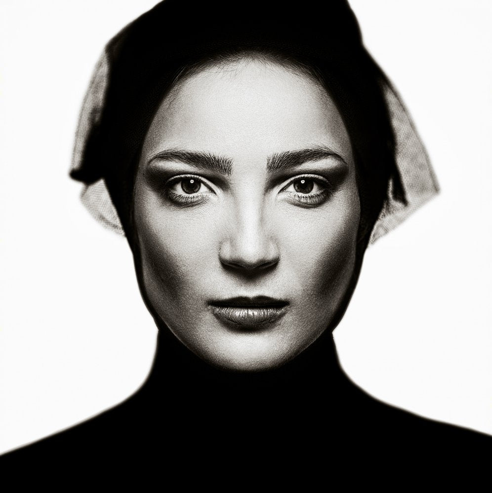 Elegant Veiled Portrait