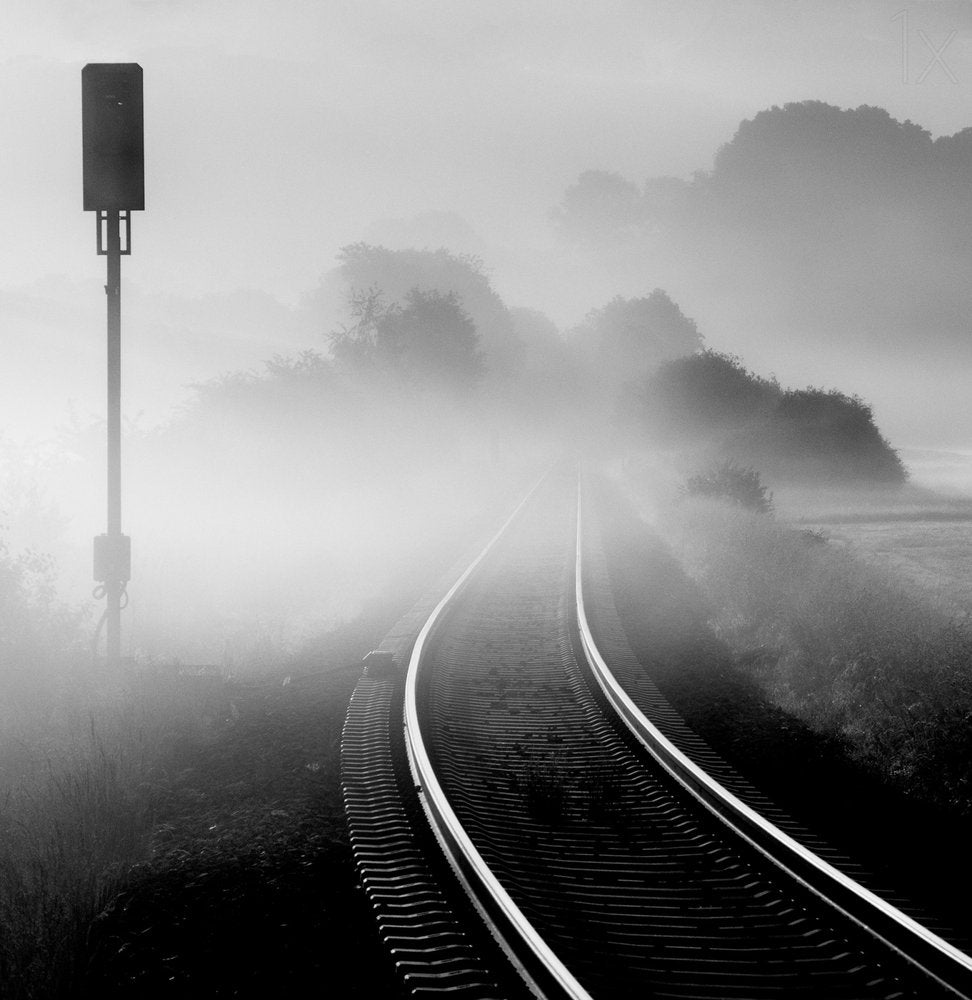 Misty Train Tracks