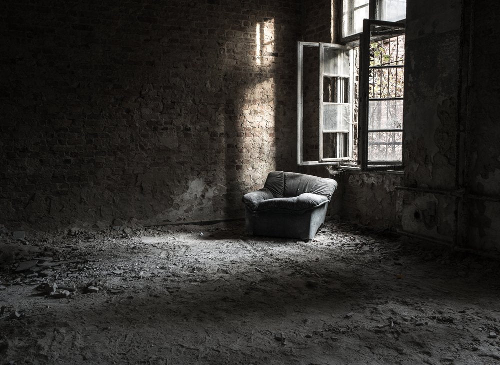 Sunlit Abandoned Chair