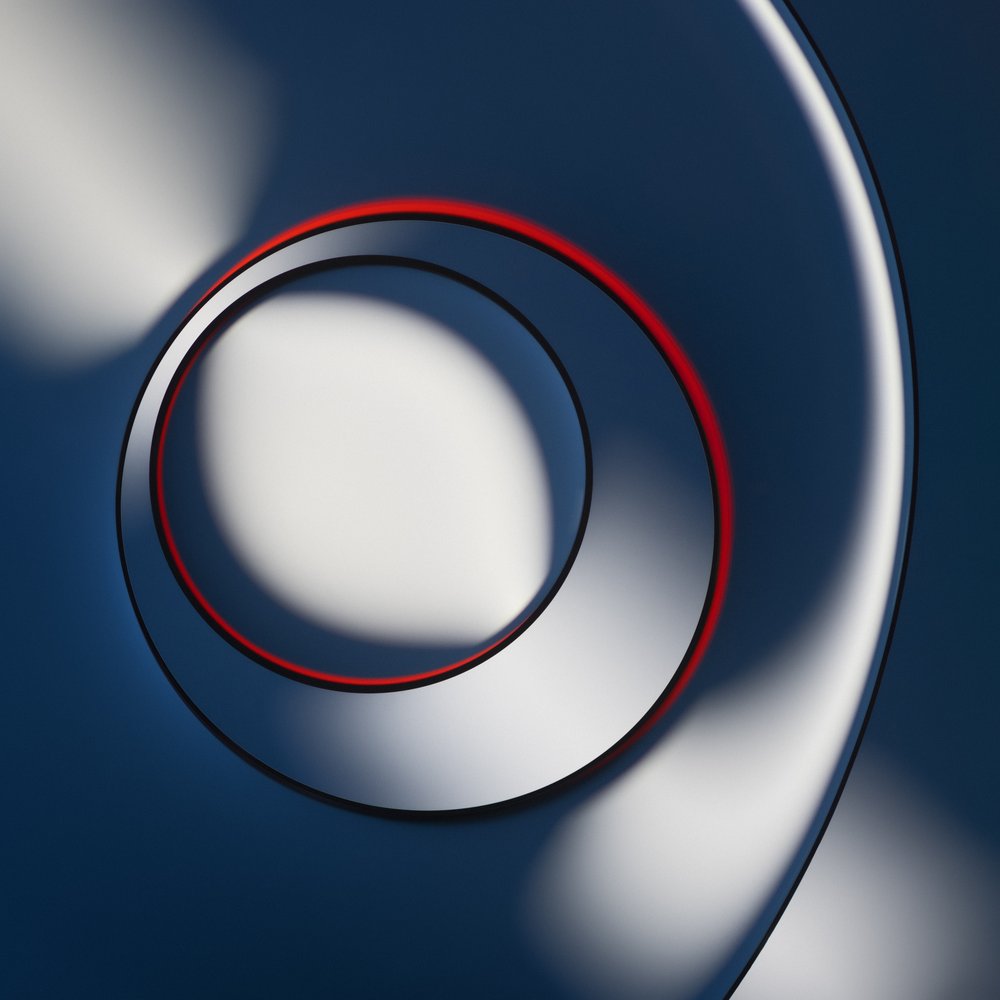 Abstract Red Spiral