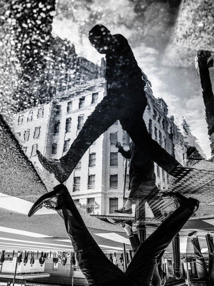 Urban Puddle Reflection