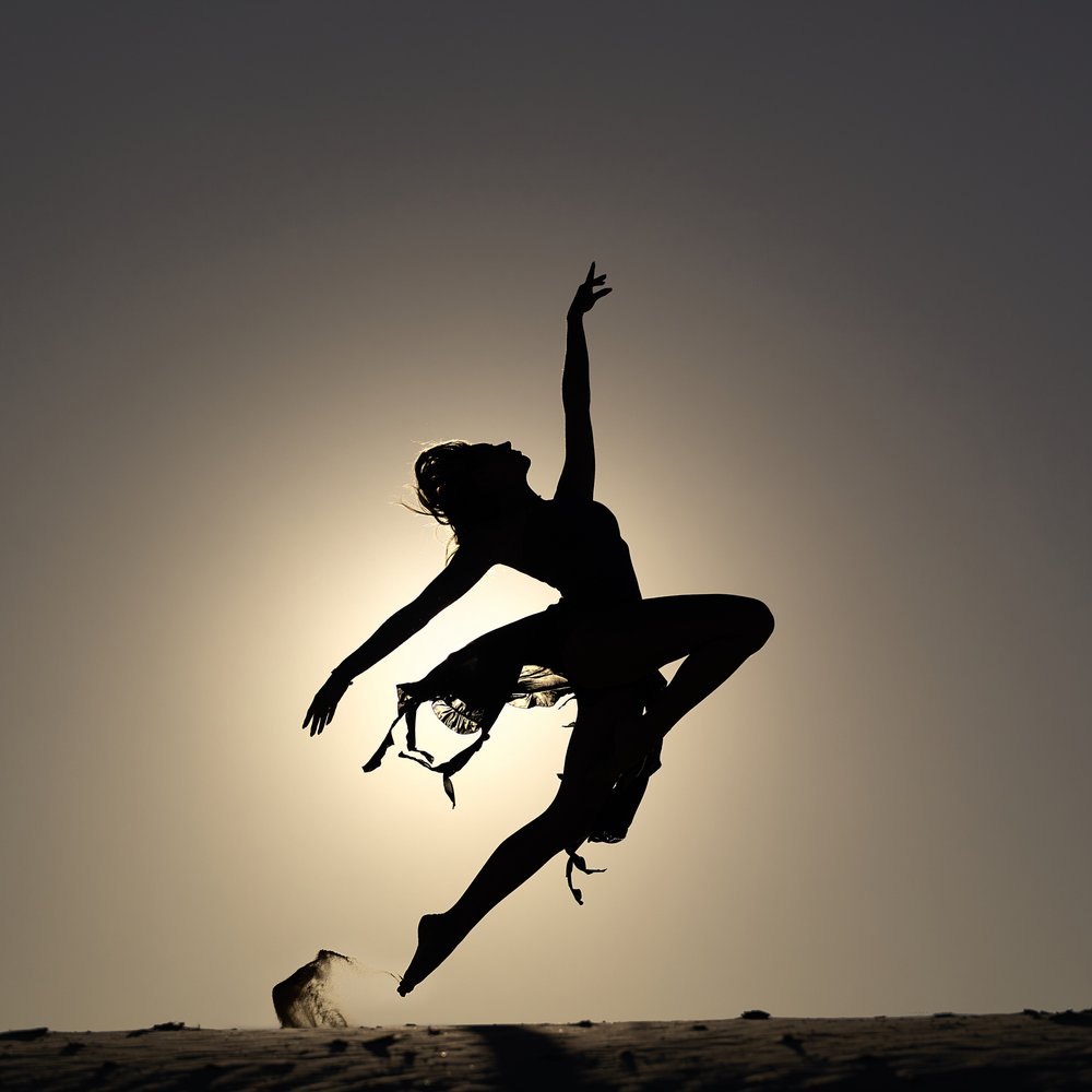 Sunlit Dance Silhouette