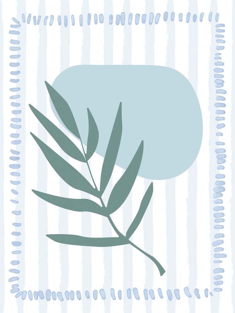 Serene Botanical Abstract