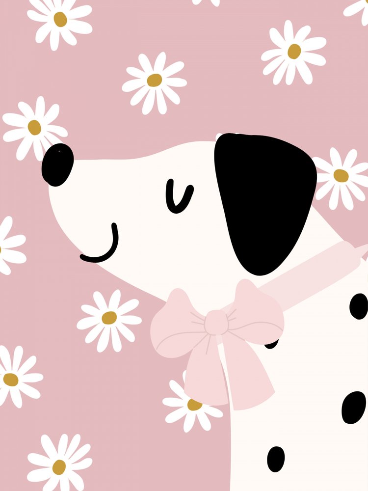 Charming Dalmatian Daisies