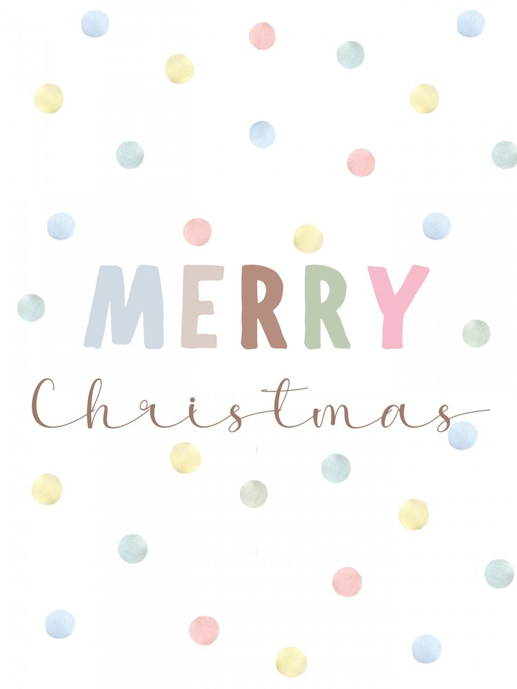 Merry Pastel Christmas