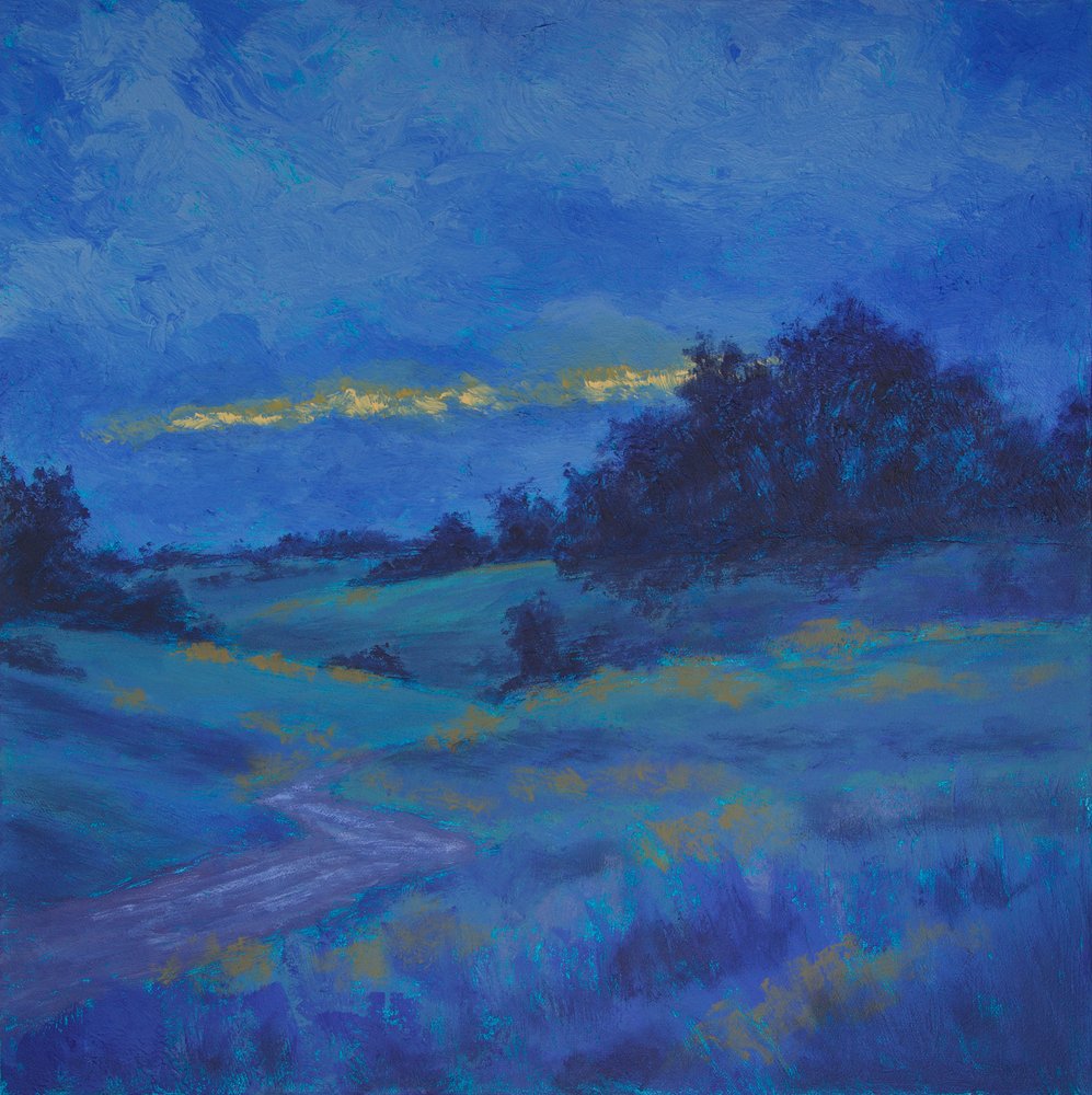Golden Cloud Blue Landscape
