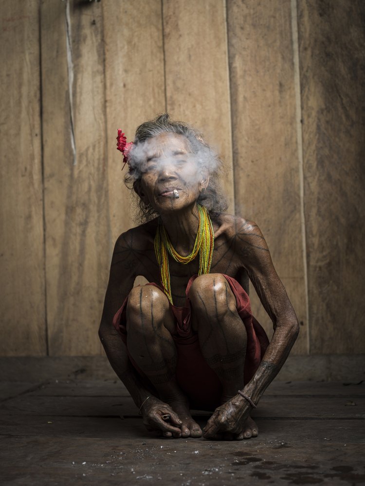 Traditional Elder Smoking