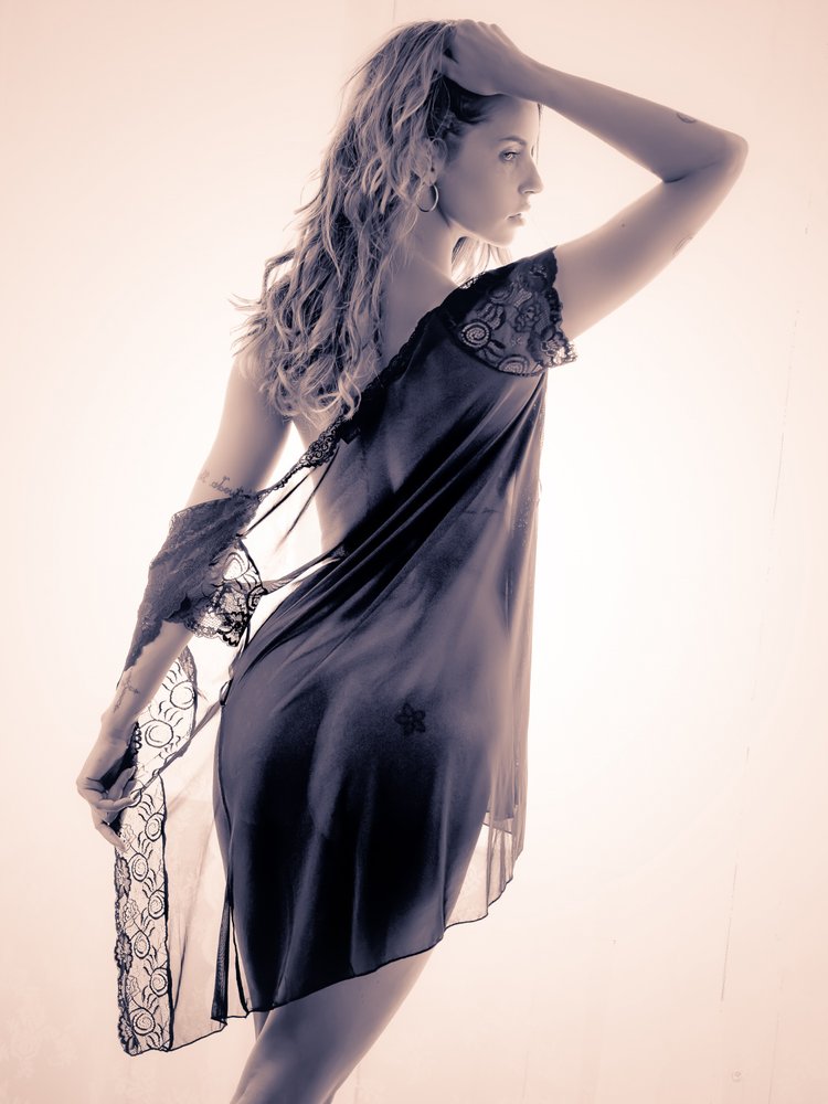 Sensual Monochrome Elegance