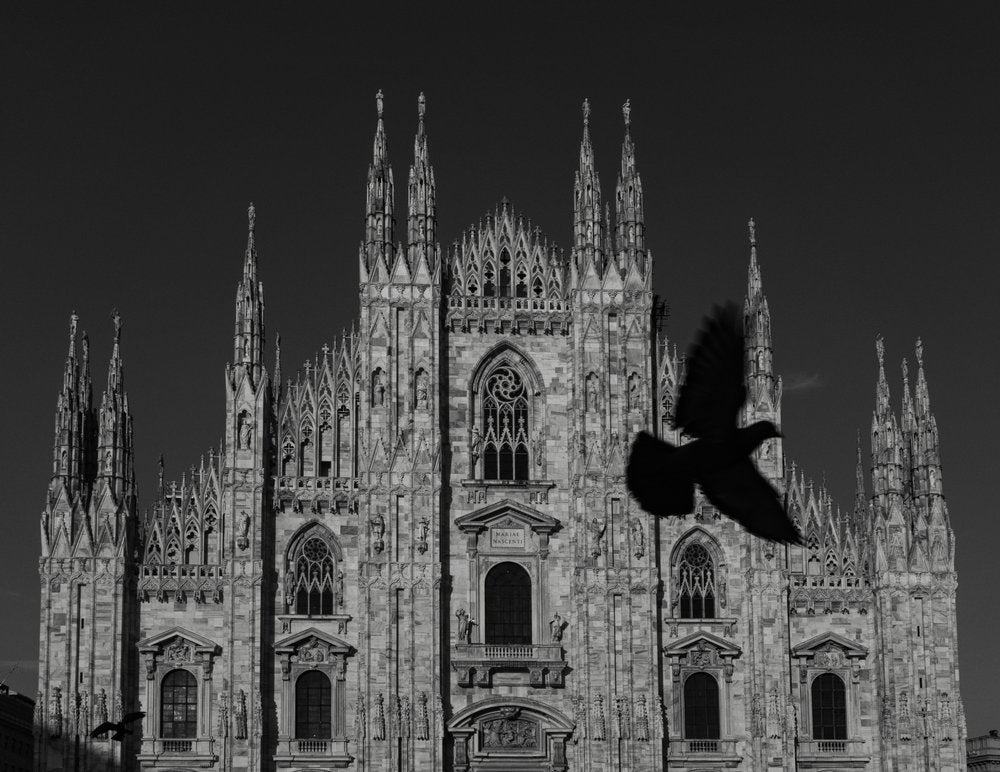 Milan Cathedral Bird Flight