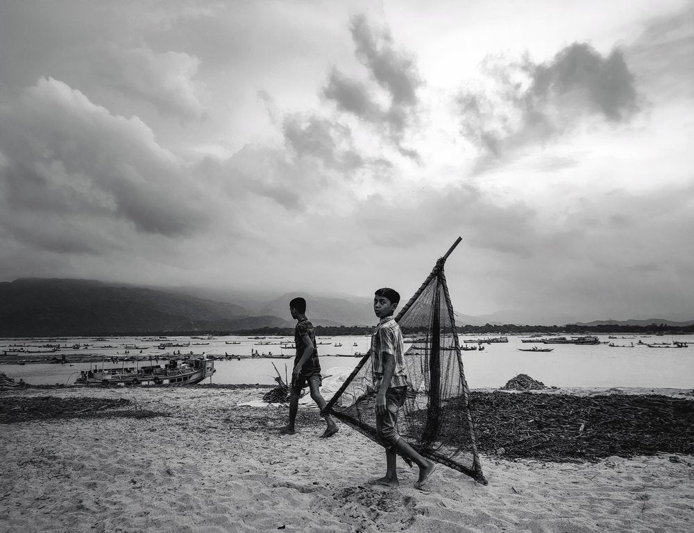 Shoreline Fishing Boys