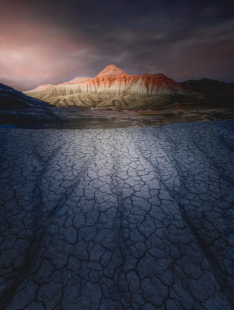 Cracked Desert Peaks