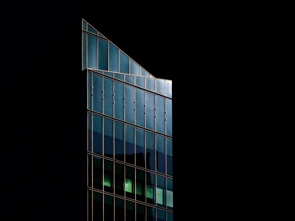 Sleek Glass Facade