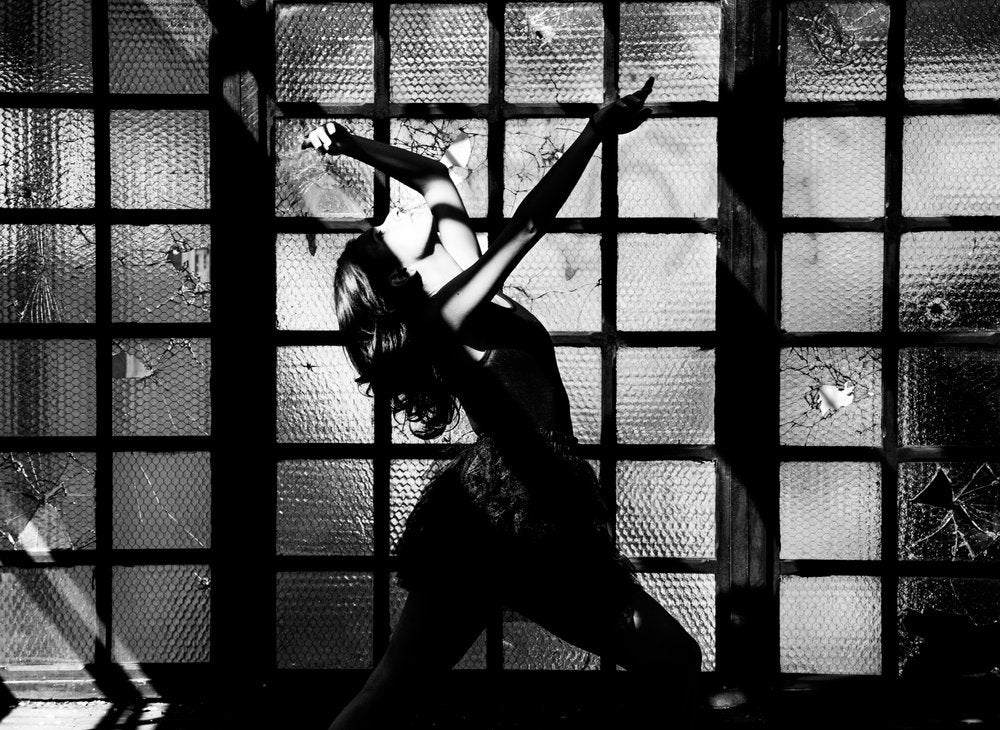 Dancing Woman Silhouette